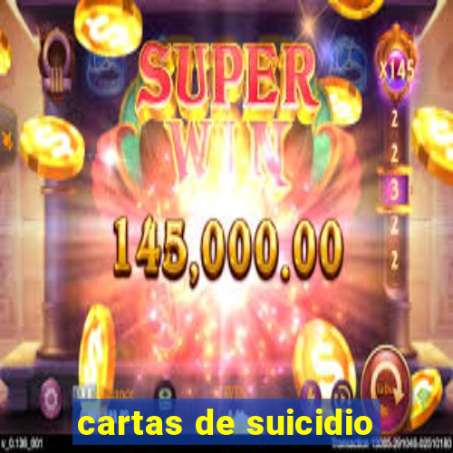 cartas de suicidio